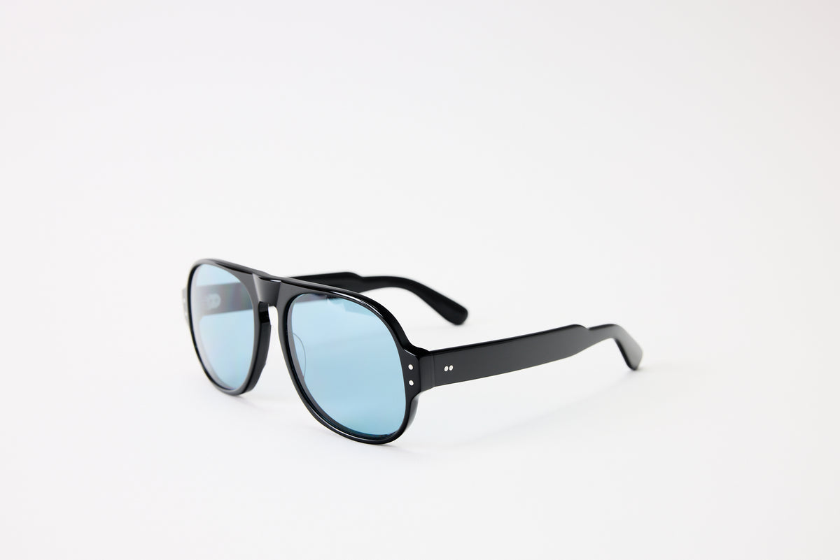 NEW YORK EYERISH, Belfasts, Black frame with Blue lenses
