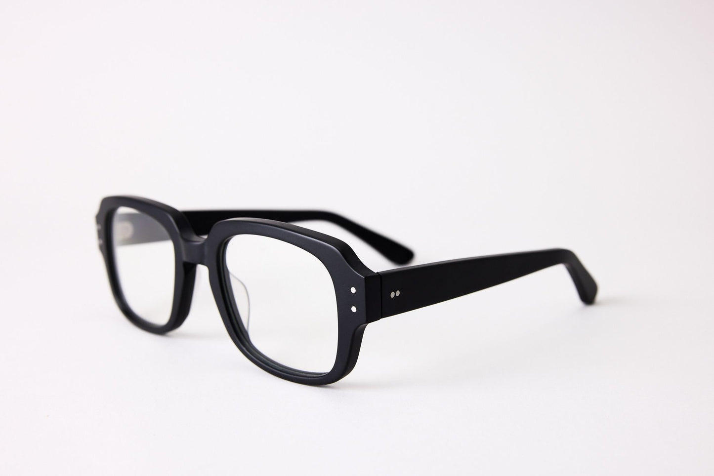 Large - NEW YORK EYERISH, "The Downings." Rx Prescription Lenses with Matte Black Frames