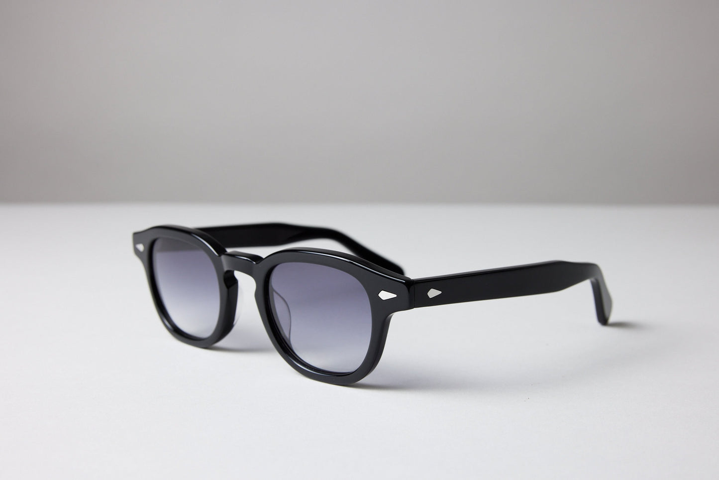 Large - NEW YORK EYERISH, Causeway. Black Frame with Grey Fade Lenses
