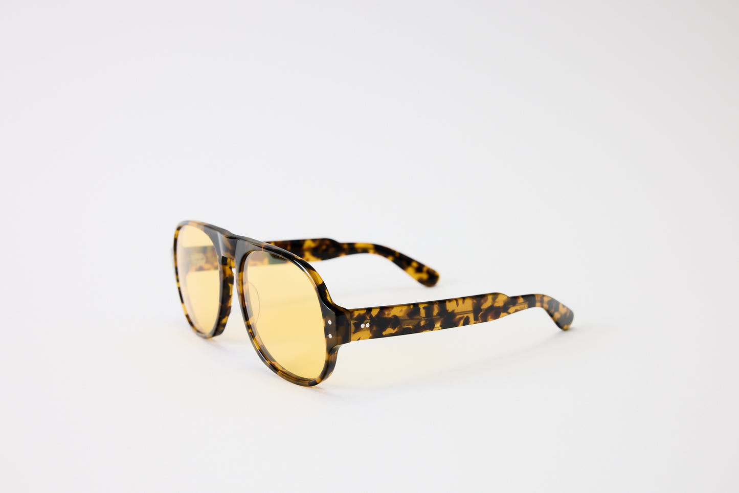 NEW YORK EYERISH, Belfasts, Light Tortoise with Yellow Lenses