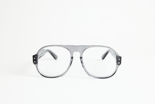 NEW YORK EYERISH, Belfasts. Rx Prescription Lenses with Grey Frames