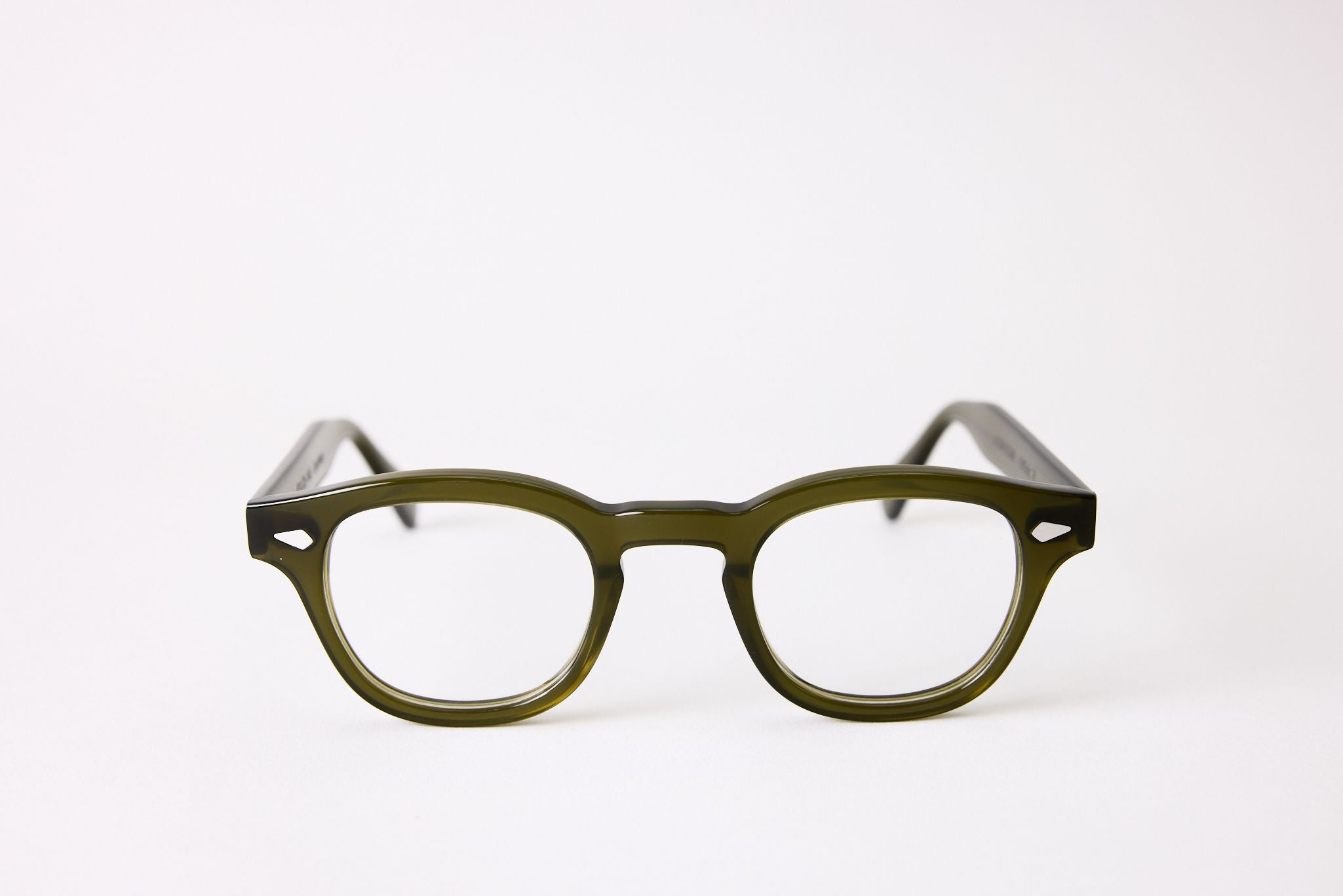 Small - NEW YORK EYERISH, Causeway. Rx Prescription Lenses with Olive
