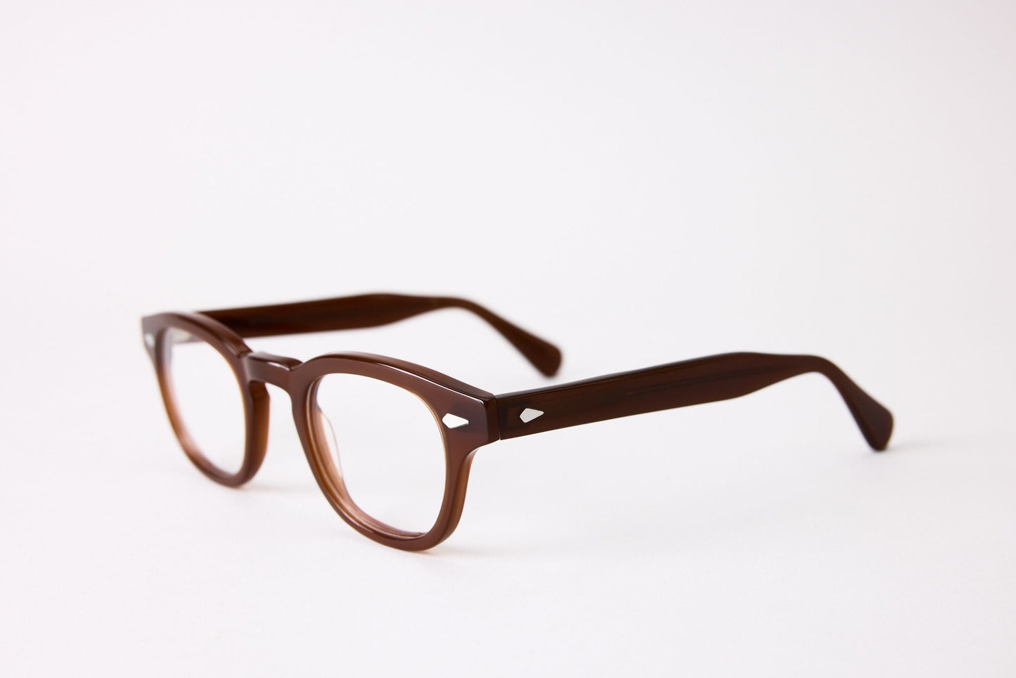 Small - NEW YORK EYERISH, Causeway. Rx Prescription Lenses with Brown Frames