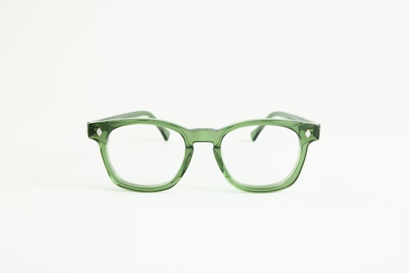 NEW YORK EYERISH, Castlerock. Rx Prescription Lenses with Bottle Green Frames