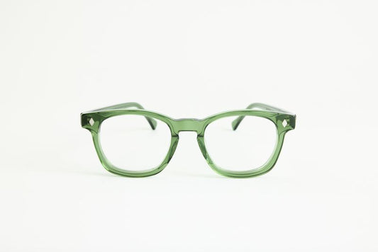 NEW YORK EYERISH, Castlerock. Rx Prescription Lenses with Bottle Green Frames