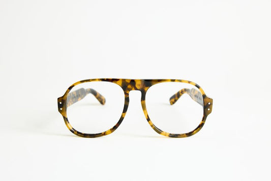 NEW YORK EYERISH, Belfasts. Rx Prescription Lenses with Light Tortoise Shell Frames