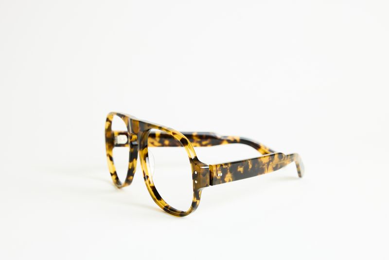 NEW YORK EYERISH, Belfasts. Rx Prescription Lenses with Light Tortoise Shell Frames