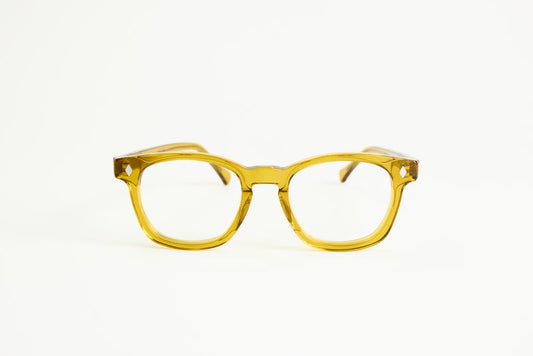 NEW YORK EYERISH, Castlerock. Rx Prescription Lenses with Caramel Frames