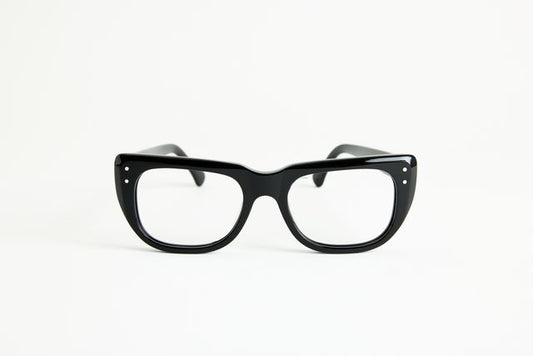 NEW YORK EYERISH, Bundorans. Rx Prescription Lenses with Black Frames