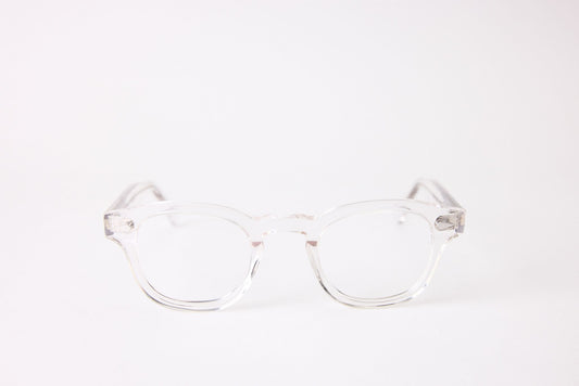 Small - NEW YORK EYERISH, Causeway. Rx Prescription Lenses with Clear Frames