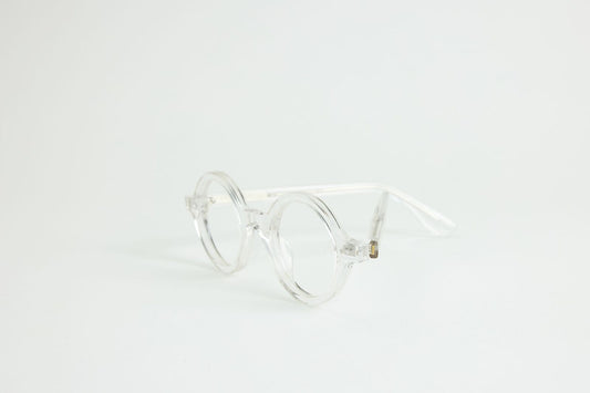 NEW YORK EYERISH, Greystones. Rx Prescription Lenses with Clear Frames